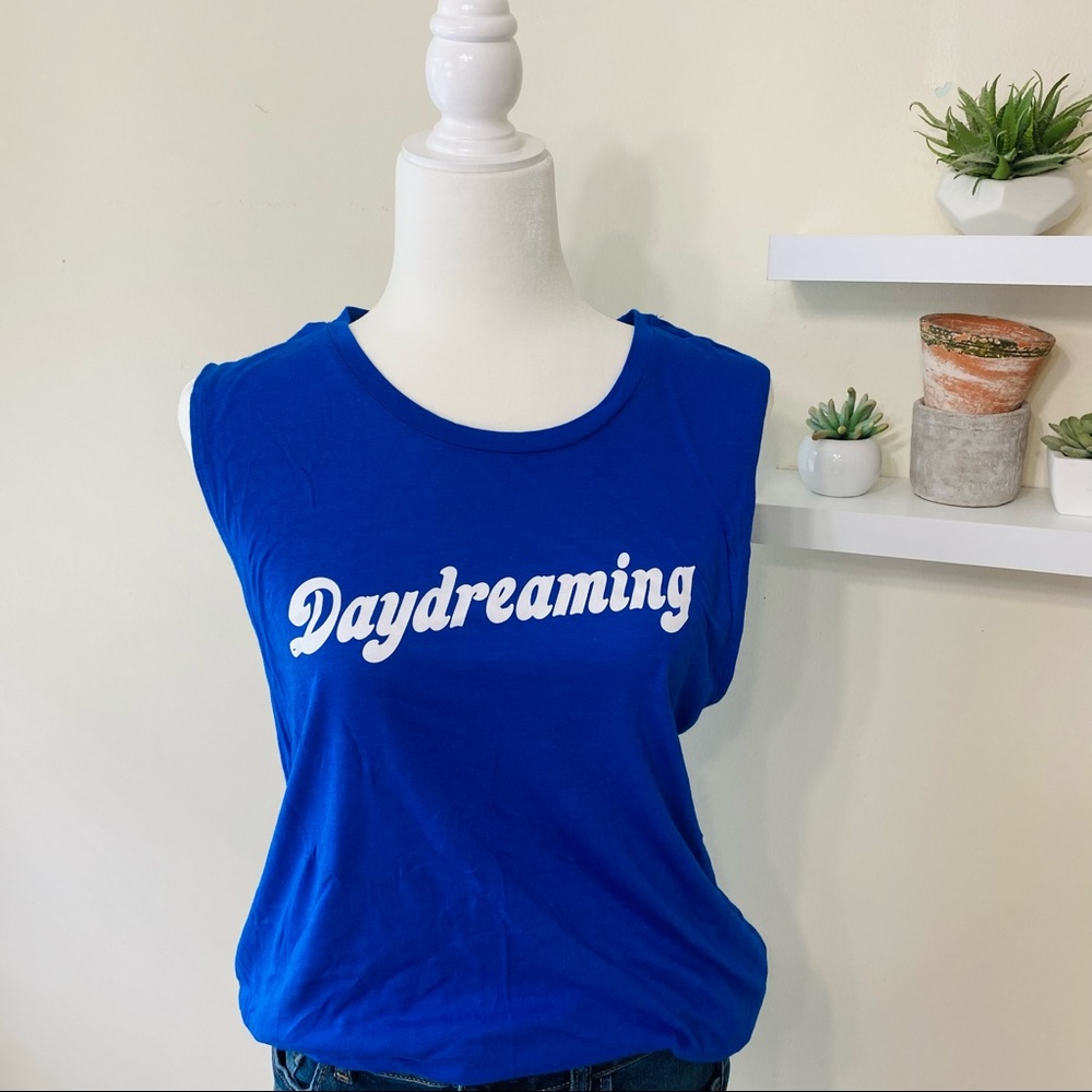 Express One Eleven Daydreaming Muscle Tee Tank